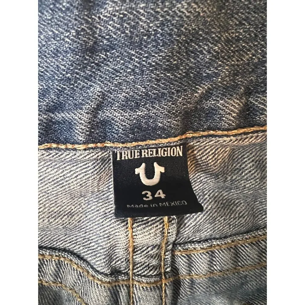 True Religion Ricky Relaxed Straight Jeans Men Size 34